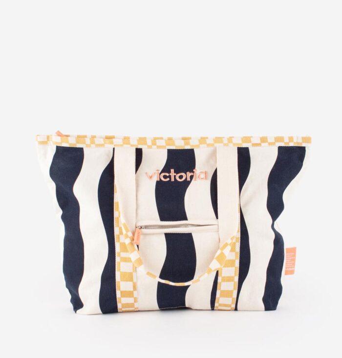 Eme y Camina - SHOPPER LONA BORDADO
